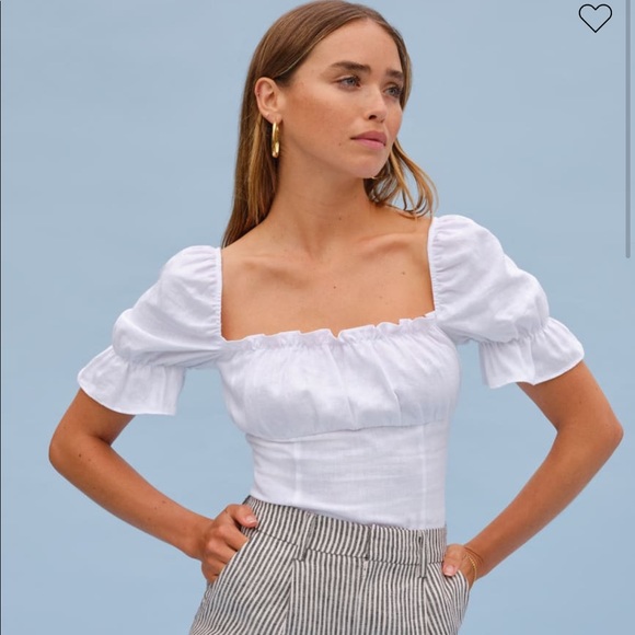 Reformation Tops - REFORMATION GOMEZ TOP